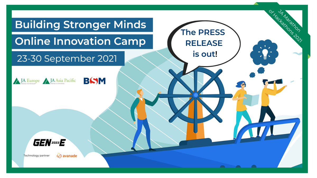 JA_Europe's tweet photo. Last week JA Europe and @BSM_shipping organised an innovation camp on the theme "Building Stronger Minds". 

Find out what happened and discover the winner:
https://t.co/nLiSt4R9wr 

#Gen_E #WorldMaritimeDay #entrepreneurship #education #BSM https://t.co/3sMKzisS8g