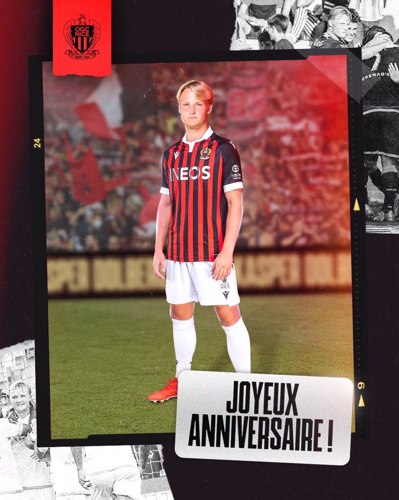 ogcnice_eng's tweet photo. Our “King Of The North” turns 2️⃣4️⃣ today, happy birthday @Dolbergofficial 🎉🎂 #OGCNice https://t.co/mAZrWWf0b4