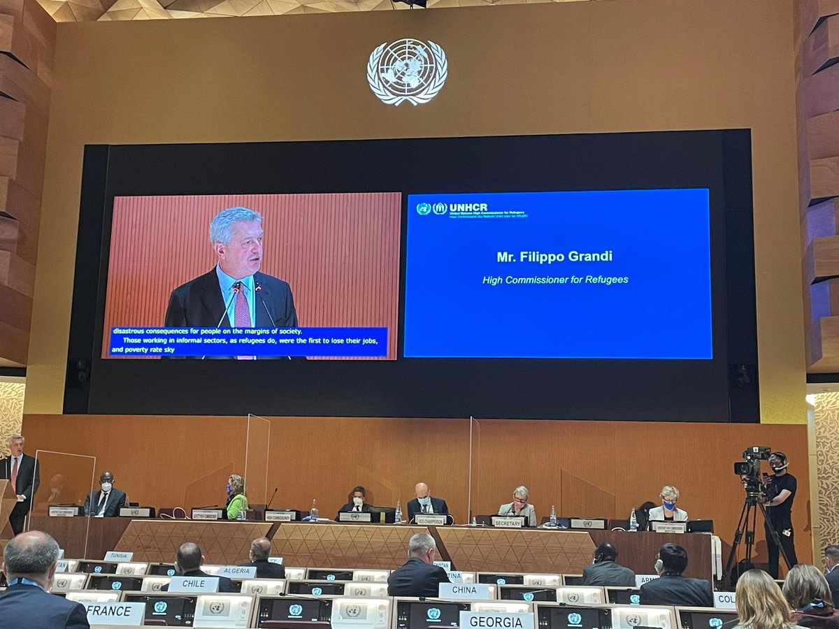 PHinGeneva's tweet photo. #UNHCR #Excom72 @FilippoGrandi response to 🇵🇭 :
✅Acknowledges PH focus on #climatedisplacement #climatechange
✅Thanks PH for making space for Afghans, Rohingyas
✅Highlights role of @ASEAN in working with Myanmar
@DFAPHL @DOJPH @Refugees #UNHCRPh @DDisplacement https://t.co/Ouo1vDemOp