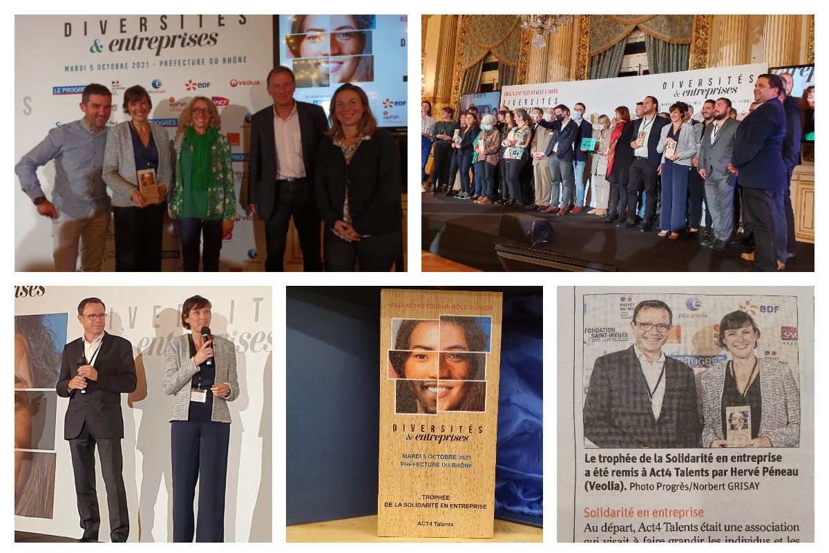 ACT4 Talents (@act4talents) on Twitter photo Fiers d'avoir été sélectionnés pour les⭐️12e Trophées Diversités & entreprises⭐️par <a href="/Le/">elly</a> Progrès Evénements ✨
1⃣ belle soirée à la Préfecture où nous avons reçu le trophée de la Solidarité en entreprise 🏆
🙏à <a href="/Le_Progres/">Le Progrès</a> & <a href="/VincentRocken/">Vincent rocken </a> Fiers d'avoir été sélectionnés pour les⭐️12e Trophées Diversités & entreprises⭐️par <a href="/Le/">elly</a> Progrès Evénements ✨
1⃣ belle soirée à la Préfecture où nous avons reçu le trophée de la Solidarité en entreprise 🏆
🙏à <a href="/Le_Progres/">Le Progrès</a> & <a href="/VincentRocken/">Vincent rocken </a>