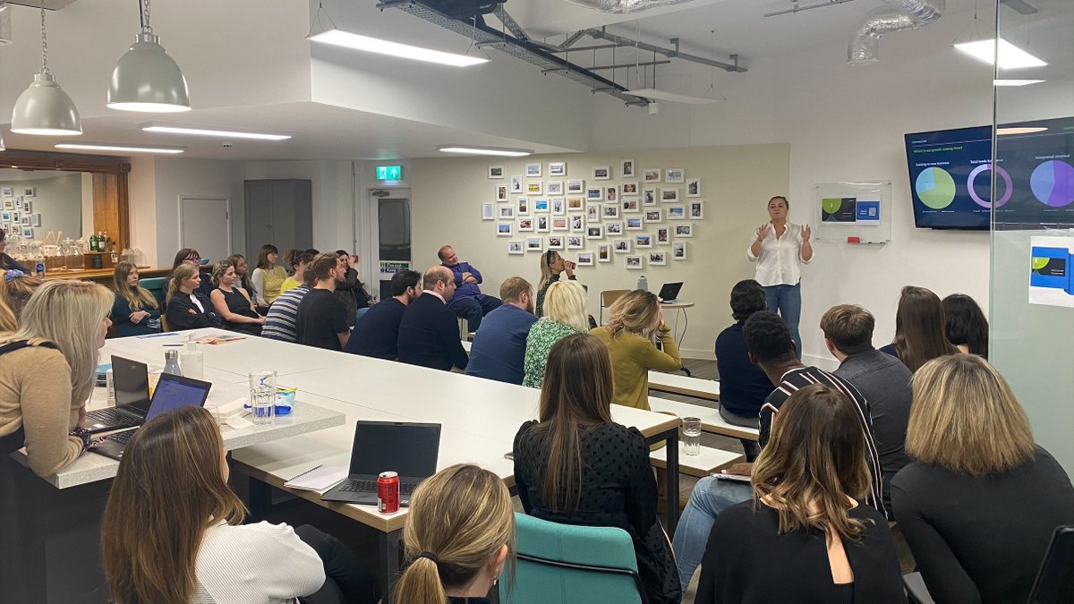 Full house in the London office for our quarterly <a href="/AspectusGroup/">Aspectus Group</a> Route Check! We love creating opportunities to #learn from each other and recognise some of the brilliant #results being achieved across the agency. 🏆👏 #communications