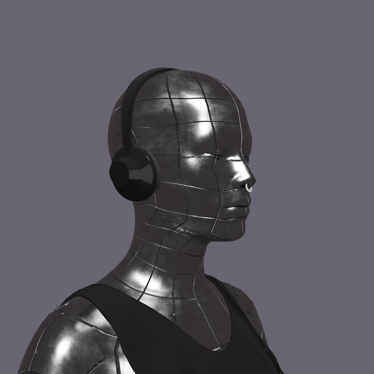 Unc0veredNFT's tweet photo. Metallic Overload 🖤 https://t.co/Mbh4oUY6wS