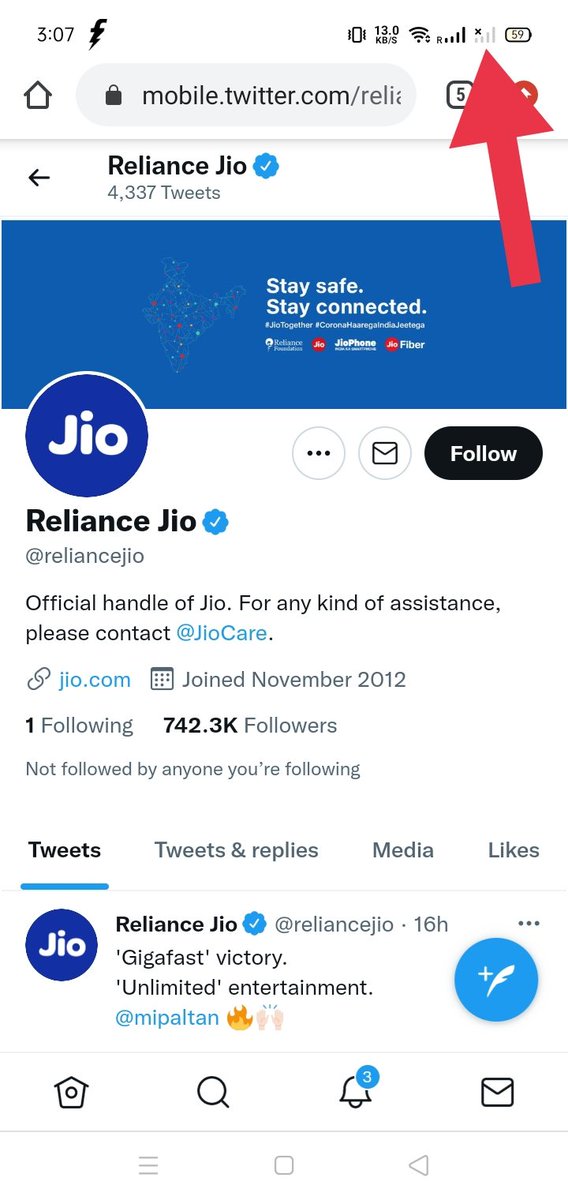 devesha034's tweet photo. @reliancejio Even i can't make a call.what a service?? https://t.co/ueGCLymNgJ