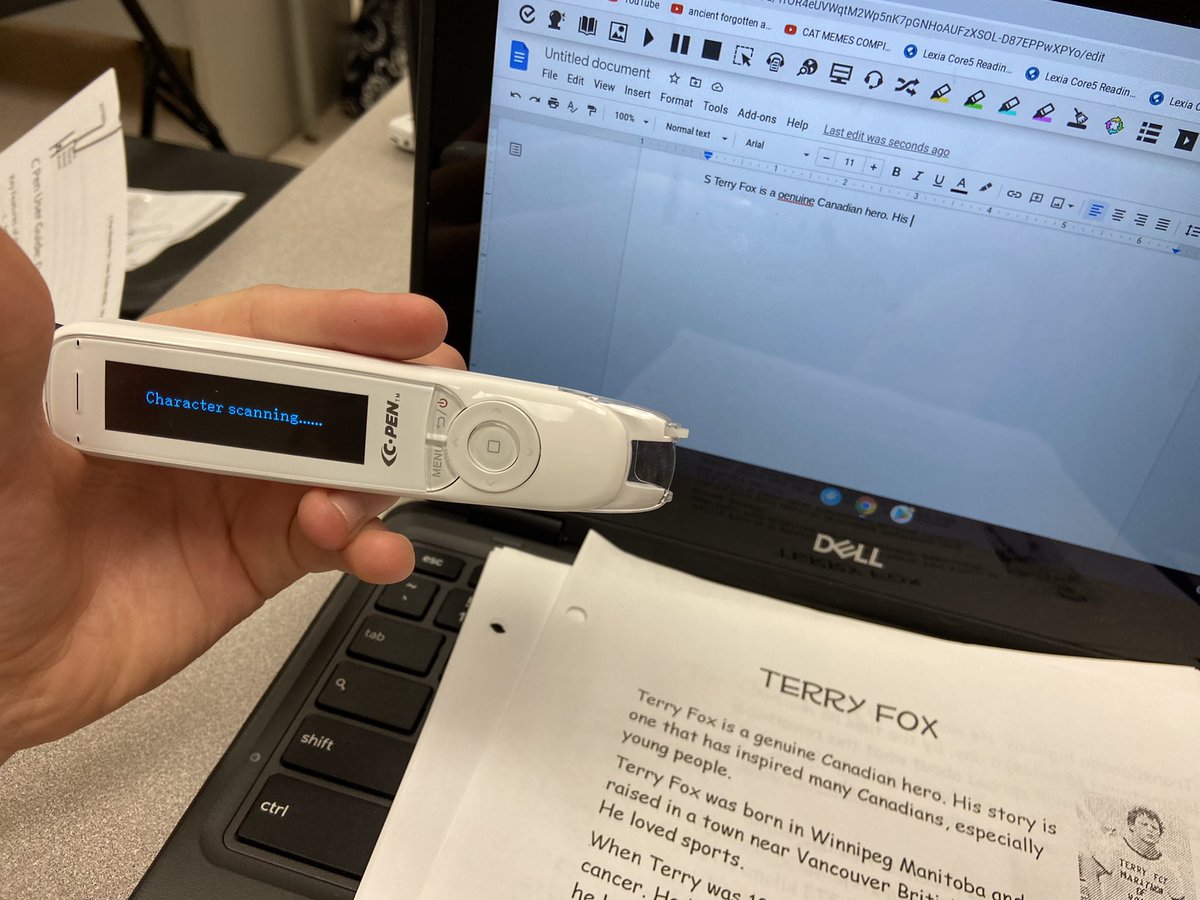JudySackville's tweet photo. This student is so excited & grateful for learning #readerpen โSo I can read a whole book!? With all struggles she experiences #buildsconfidence A Truly #magicmoment #succeedwithdyslexia #Dyslexia @IDAintl @IDA_Ontario @ScanningPens #DyslexiaAwarenessMonth #GoRedfordyslexia https://t.co/dZctgXv5SJ