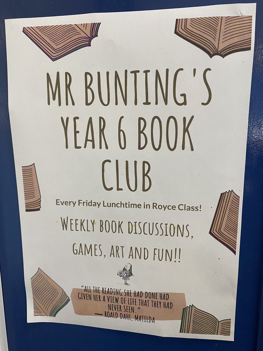 pear_year's tweet photo. Mr Bunting’s… BOOK CLUB📚📚📚 https://t.co/SD6dBRQILs