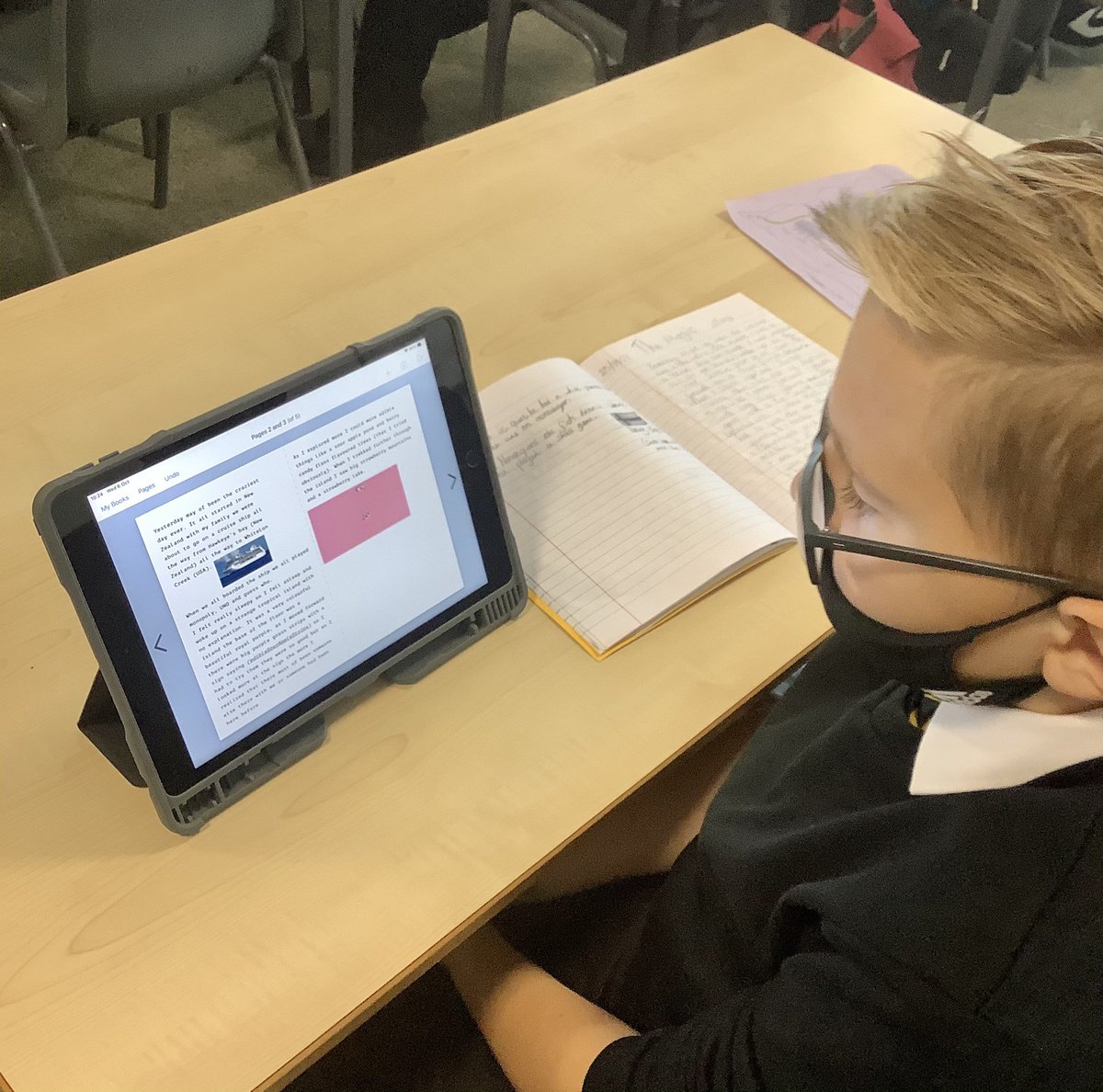 MrsGPorteous's tweet photo. S1s learned how to use @BookCreatorApp today and I was so impressed. They really loved using this app to redraft/ improve/ present their work.
Iβm looking forward to seeing the finished story books. πβ¨π @ConnectedFalk #GHSLearning #Literacy.
Tweet 1/3 https://t.co/WQTTg9EyOm