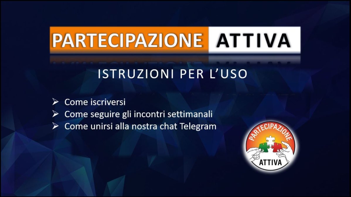 PartAttiva21's tweet photo. 🧩🧩🧩UNITEVI A NOI💪🙂🧩🧩🧩
💢AGGIORNAMENTO ISTRUZIONI PER L'USO💢ottobre 2021
https://t.co/12as4Vdrwo

✅ Per l'#iscrizione a #PartecipazioneAttiva: 
👉 Compila il modulo on line https://t.co/jIINlynCFH, allega un documento e prendi visione della normativa sulla privacy. https://t.co/9neCoWtxMv