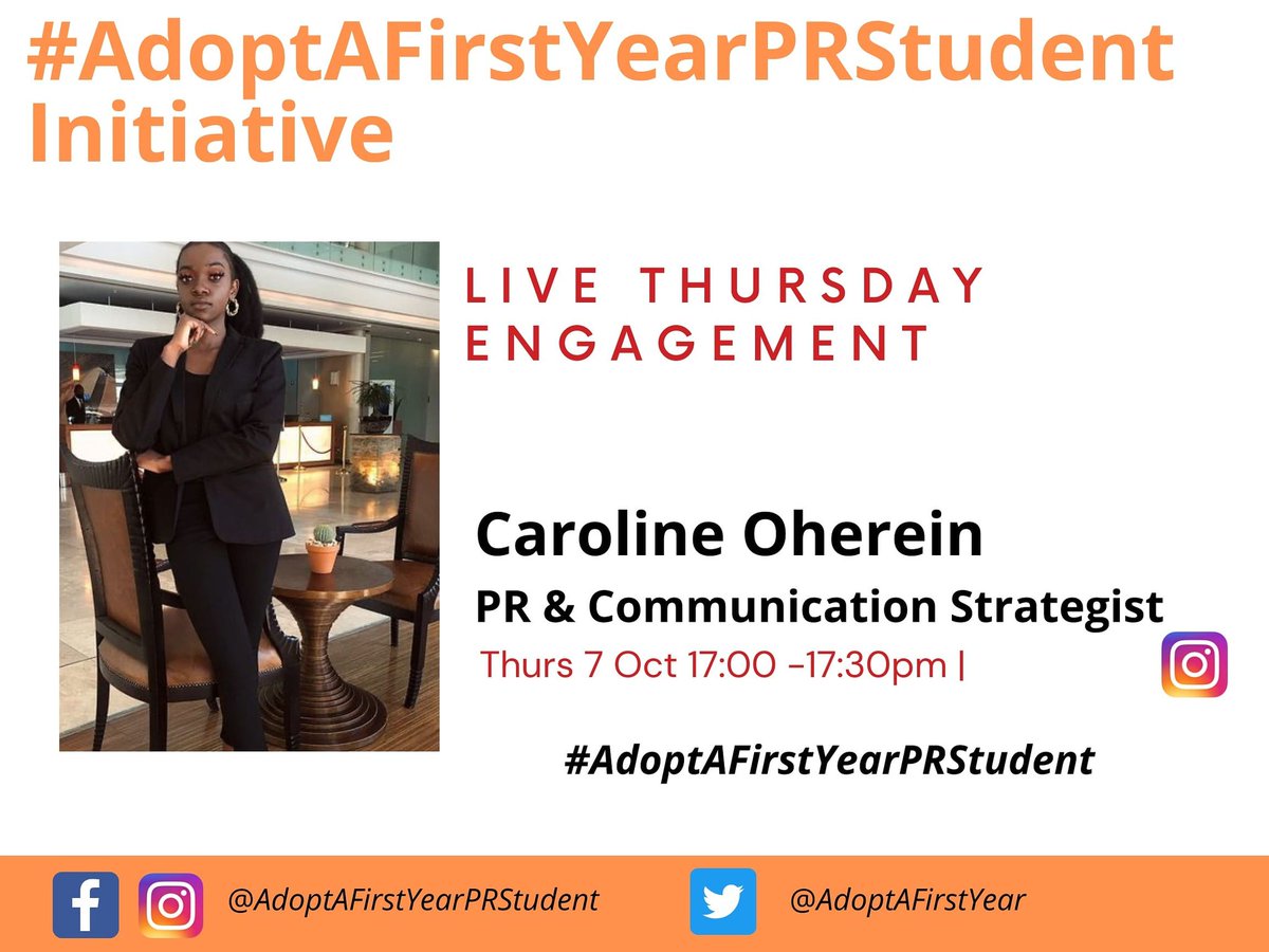 AdoptAFirstYear's tweet photo. We are super excited to engage with our guest @cocoherein ☺
#AdoptAFirstYearPRStudent https://t.co/tsE7ma9M1R