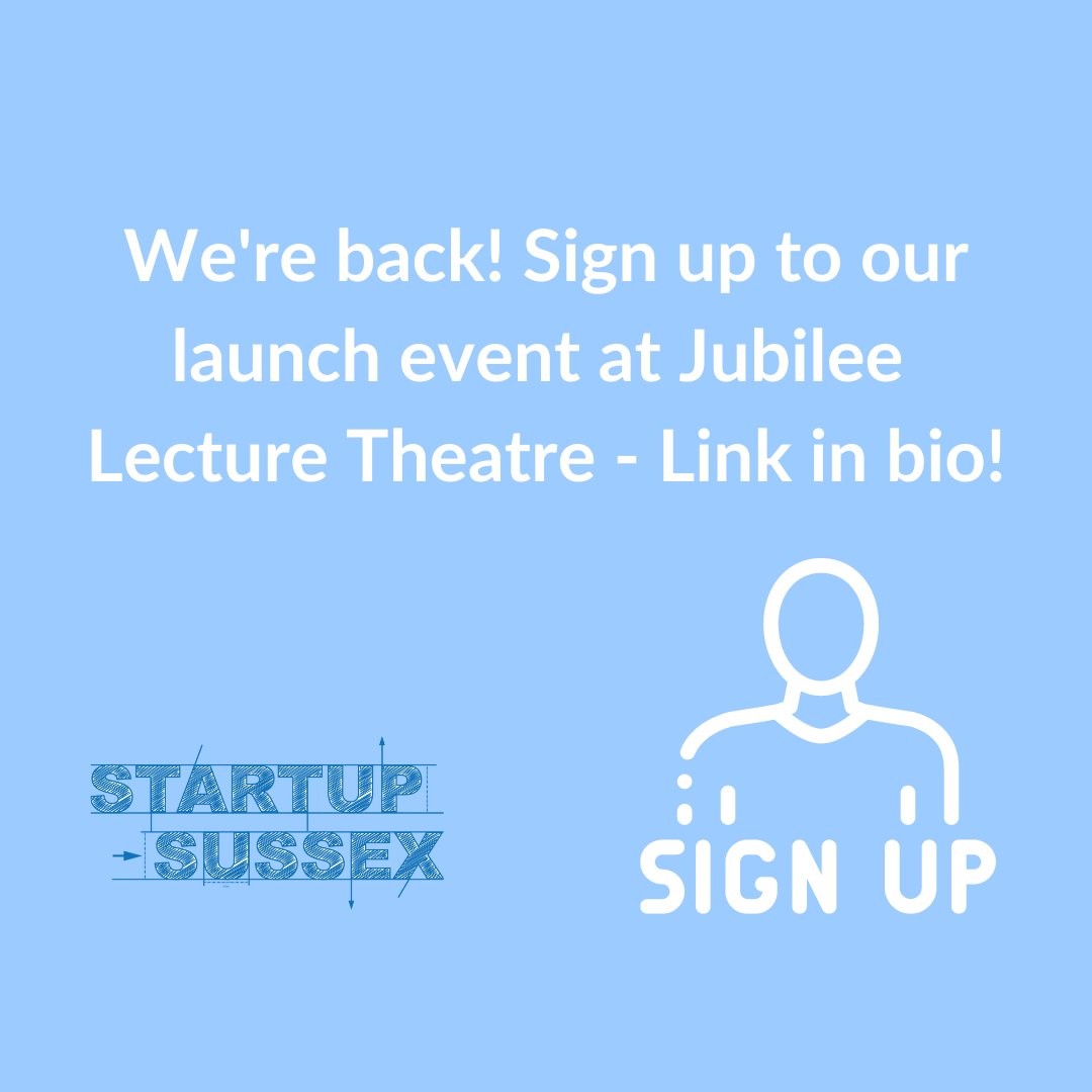 Startup Lab launches today! It's still not too late to register for the event, sign up below and we'll see you at 5pm in Jubilee Lecture Theatre 🙌 careerhub.sussex.ac.uk/students/event…