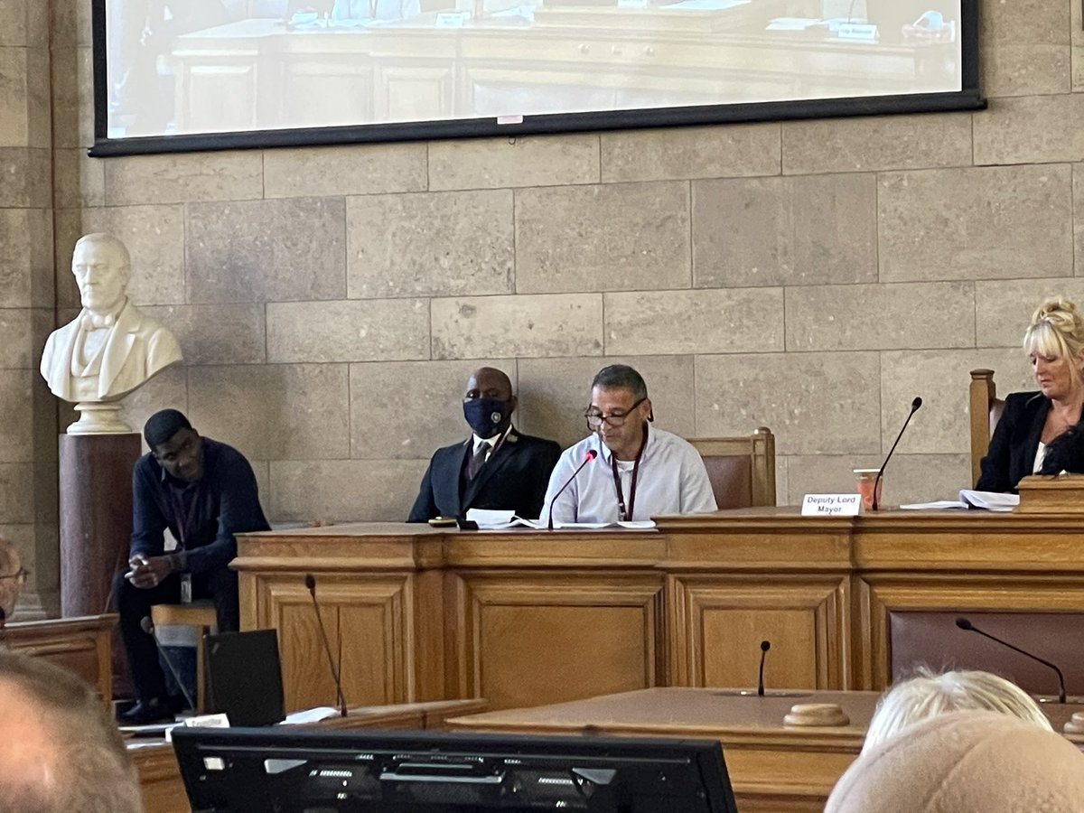 Moving, inspiring presentations on <a href="/ManCityCouncil/">Manchester City Council</a> racial equality strategy - so important and urgent