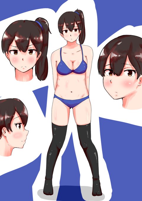 完成～
艦これの加賀さんです! 