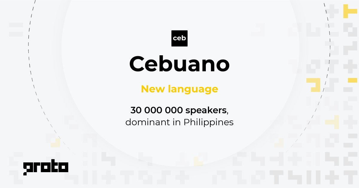 proto_cx's tweet image. New language! Proto adds #Cebuano (or #Visayan) to its AICX platform for #chatbots in the #Philippines. The language will be deployed across chatbots for websites, #SMS, #Viber and #Messenger for #digitalbanks and the @BangkoSentral to include more financial consumers.