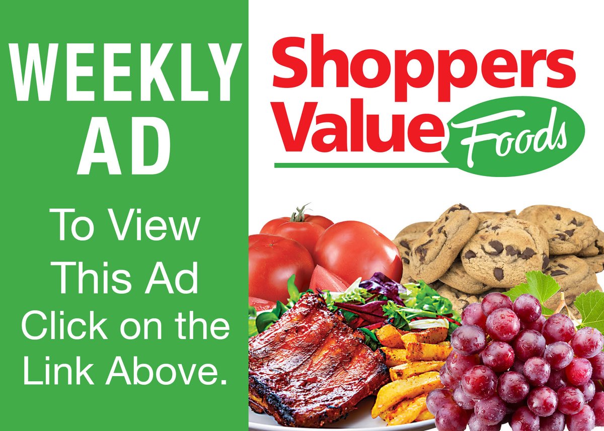 ShoppersValue's tweet photo. Check out our weekly ad for great savings!
https://t.co/DkEy6QesVZ https://t.co/o1hVFrrB2x