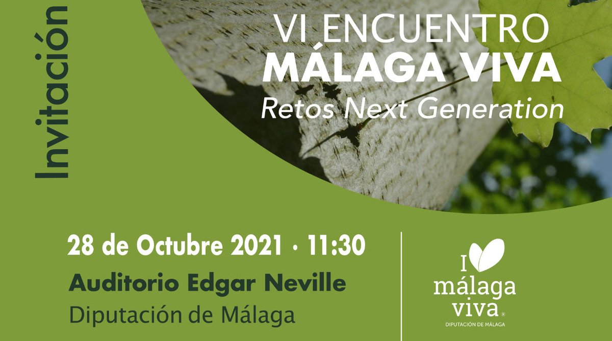 ecoemprenD's tweet photo. El próximo #28Oct tienes una cita con #málagayelcambioclimático @diputacionMLG @Ilovemlgviva VI Encuentro Málaga Viva 🔝🔝 #retosnextgeneration Consulta la agenda completa aquí 👉🏽https://t.co/ohy6g1NV9q https://t.co/Xrk9BQtfhL