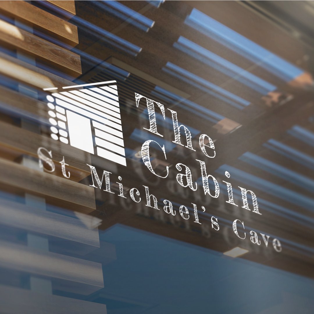 wrighttechmedia's tweet photo. Branding for The Cabin at St Michael's Cave.  We wanted to highlight the authenticity of the cabin as this is a renowned piece of the rock's history.  

#design #branding #visualidentity #creative #gibraltar #logo #designinspiration #graphicdesign https://t.co/rkCsZtxFwq