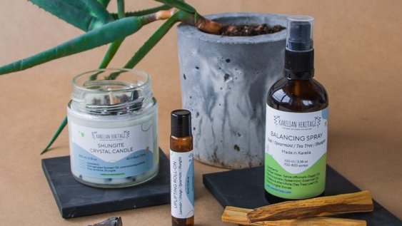Karelianshungit's tweet photo. Introducing new items for our crystal lovers! These items are infused with actual shungite crystals which help you bring natural energies to your life. The essential oil blends have been carefully picked for each purpose. You can also keep the crystals after the items run out 😉 https://t.co/s56tBSBGDc