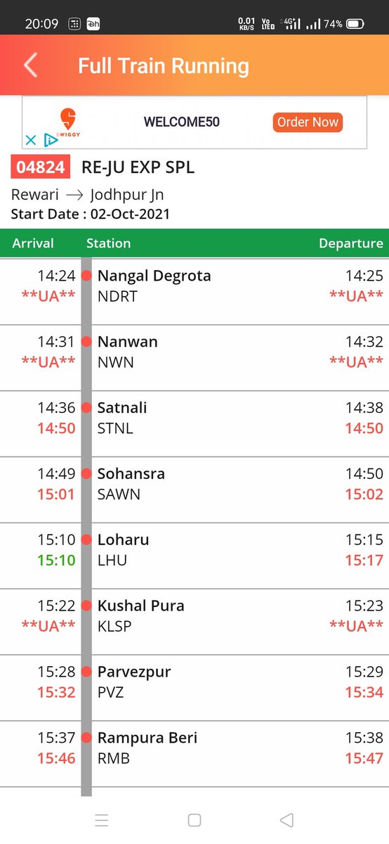 amit_not_found's tweet photo. @RailMinIndia Train departed before the scheduled departure time which was mention on ticket and now railway is denying for the refund https://t.co/qAgfO2OH5m