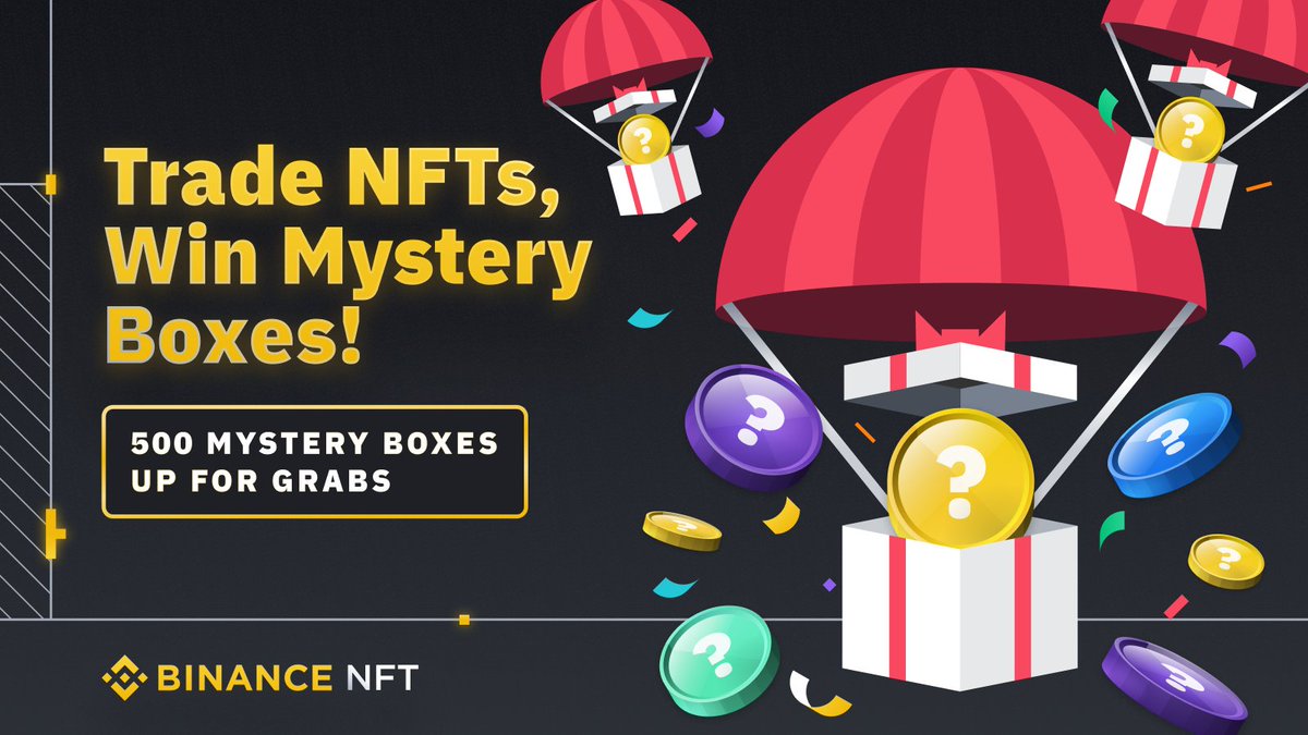 #Binance NFT Carnival: Trade NFTs, 500 Mystery Boxes To Be Won

➡️ binance.com/en/support/ann…