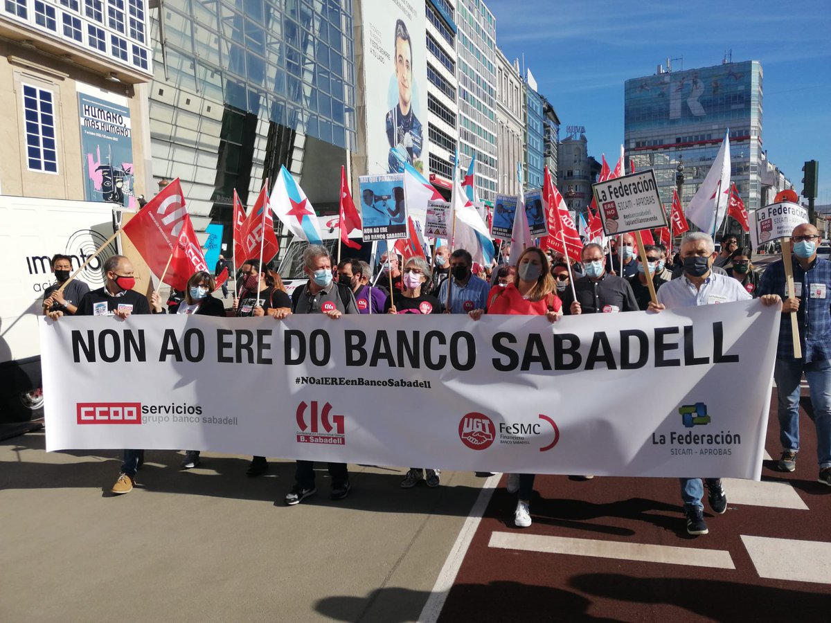ccooacoruna's tweet photo. 📅 #AgoraMesmo #ACoruna

📢Non ao #ERE no @BancoSabadell 

✊🏼#6outubro #FolgaXeral e manifestación en #ACoruña

#NOaosDespedimentos @CCOO_Sabadell @serviciosccoo @ccoogalicia @ServizosCCOO @CCOO #CCOO https://t.co/n8hZd2DRqw