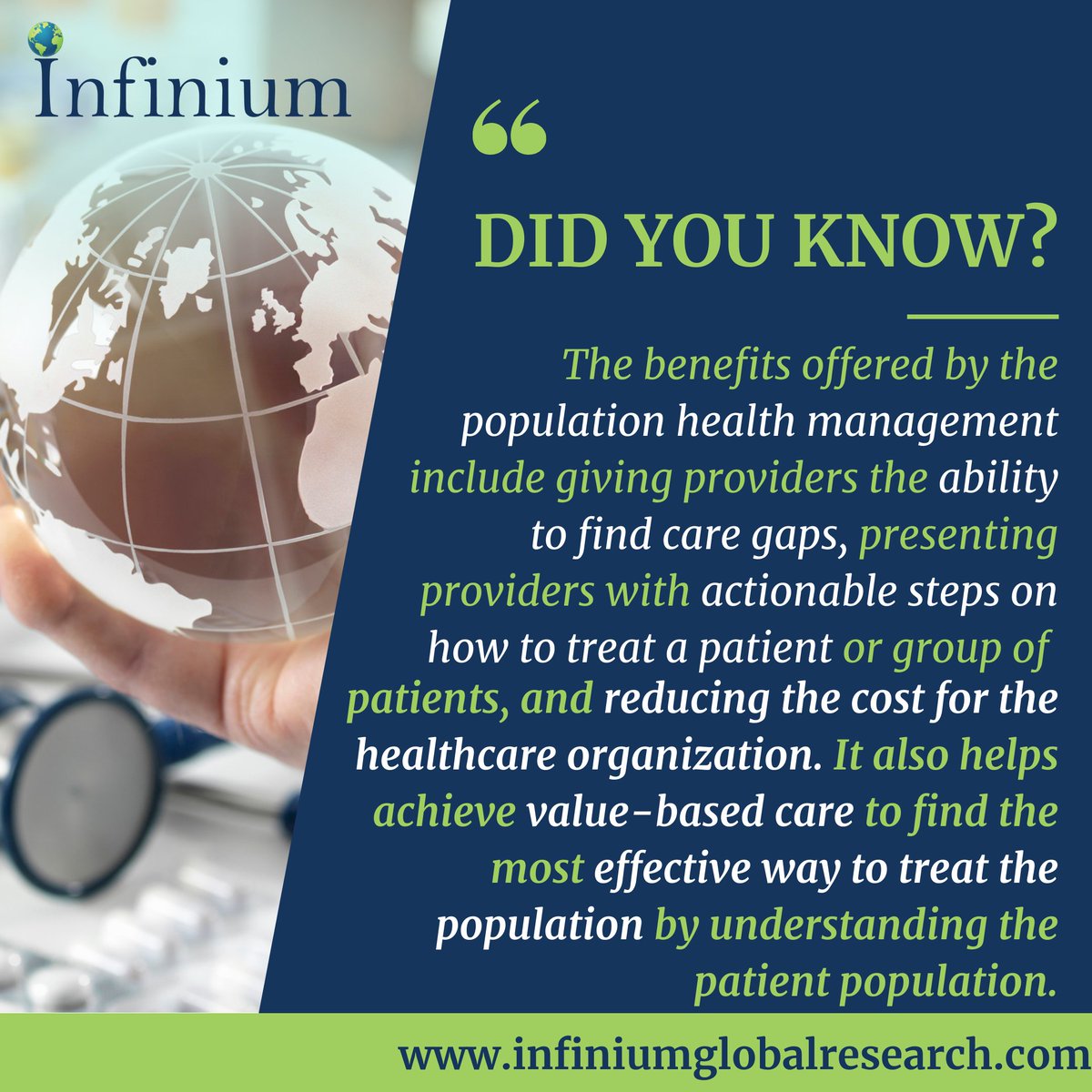 infiniumglobal1's tweet image. Advancing IT and big data capabilities also drives the growth of the population health management market.
Request a sample of this market study here: bit.ly/3uLzD4L
#populationhealth #bigdataapplications #bigdata #healthmanagement #researchreport #industrynews #Industry