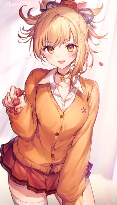 これは飴くれるタイプの制服宵宮ちゃんです #Yoimiya 