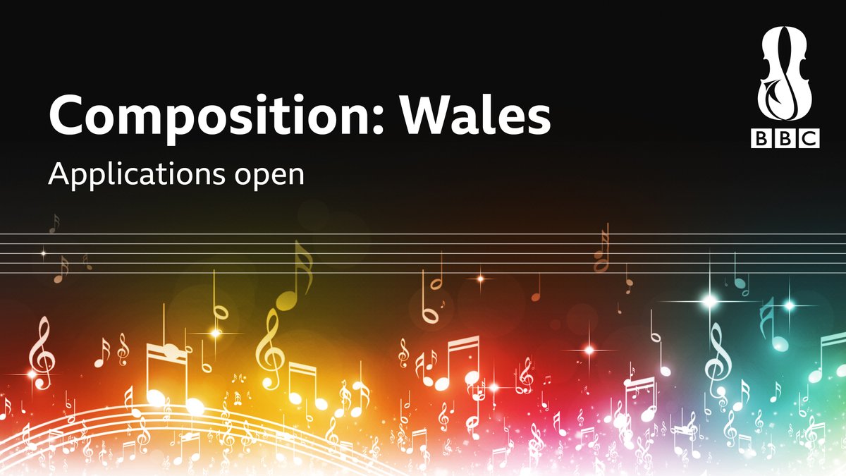 Applications are now OPEN for Composition: Wales 2022! 🤩

Want to bring one of your pieces to life by working with us? Read more about the scheme and find out how to apply here ➡️ bbc.in/3oQGaKT

🗓️ Deadline: 19 Nov

@TyCerdd_org <a href="/Comp_Wales/">Composers of Wales</a> #composition #opportunity