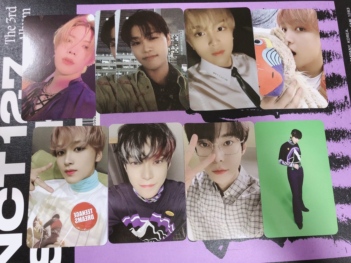 floyd0v0's tweet photo. NCT127  sticker 交換

譲　トレカ→ユウタ、テイル、ヘチャン、ドヨン
　　ポスカ→ドヨン、ヘチャン
　　ステッカー→マーク、全身ユウタ

求　異種同種　マーク、ジェヒョン

郵送にて交換希望です。お気軽にお声掛けください☺️ https://t.co/eFmFE4QLxP