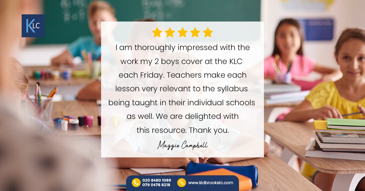 kidbrookelc's tweet photo. We value your feedback Maggie Campbell

#feedback #kidbrookelc #testimonial #value #happyfriday #london #learningcenter #appreciation https://t.co/M9ilO8zBDS