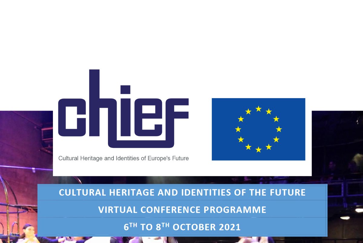 ChiefH2020's tweet photo. We are delighted to announce that the Cultural Heritage and Identities of the Future Final Conference (6th to 8th October 2021) has been started today. #chiefprojectH2020 
For more information --> https://t.co/SQq8A6jg2C

https://t.co/BEPsyGb5h9 https://t.co/ij9Ju6aaGi