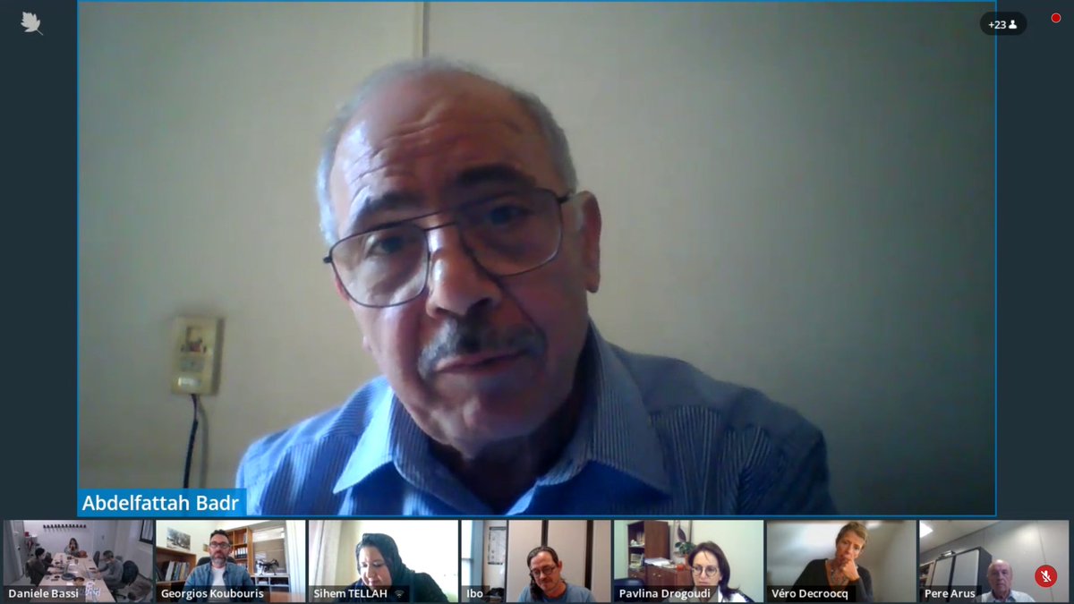 Freeclimb1's tweet photo. Second FREECLIMB annual meeting: thank you to Prof. Badr, one of our advisor border, for his comments on our FREECLIMB activities.
#freeclimbproject https://t.co/hTLOMq6Cwz