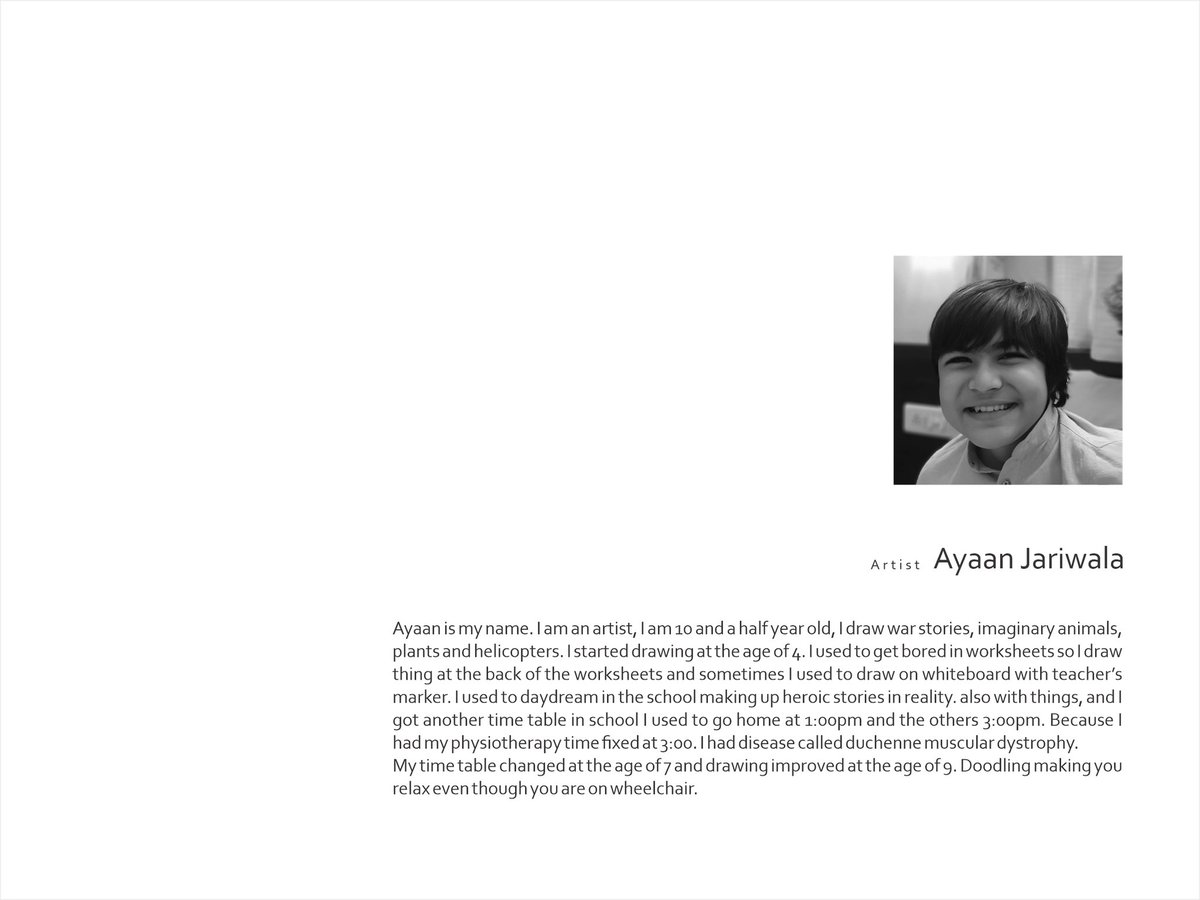 SandhyaJariwala's tweet photo. Hello, @priyankachopra @nickjonas Please be Santa for my son Ayaan. Ayaan is an 11 years and an artist. We are putting his first art exhibition this Dec. To raise funds for his treatment (gene therapy) as he has DMD(Duchhenn Muscular Distrophy). Attaching few of his arts. https://t.co/UEtkI3QI7H