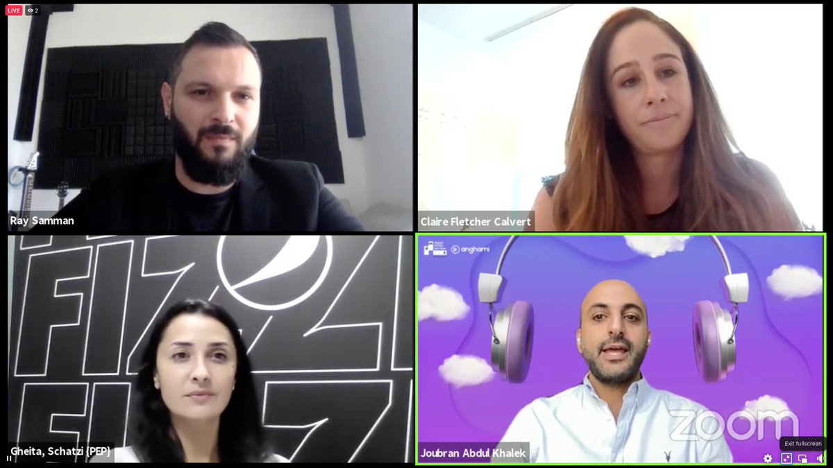 CampaignME's tweet image. #OnlineBriefing is now live. Join Panel 1: Lend me your ears. The panellists include:
Moderator: @joubranAK | @Anghami
@Ray_Sam  | @PublicisGroupe, One Team @Stellantis
@sgheita | Quaker MENA, @PepsiCo
Claire Fletcher Calvert | @OMDMENA
Watch it live here: fb.watch/8tbkfRfo8k/