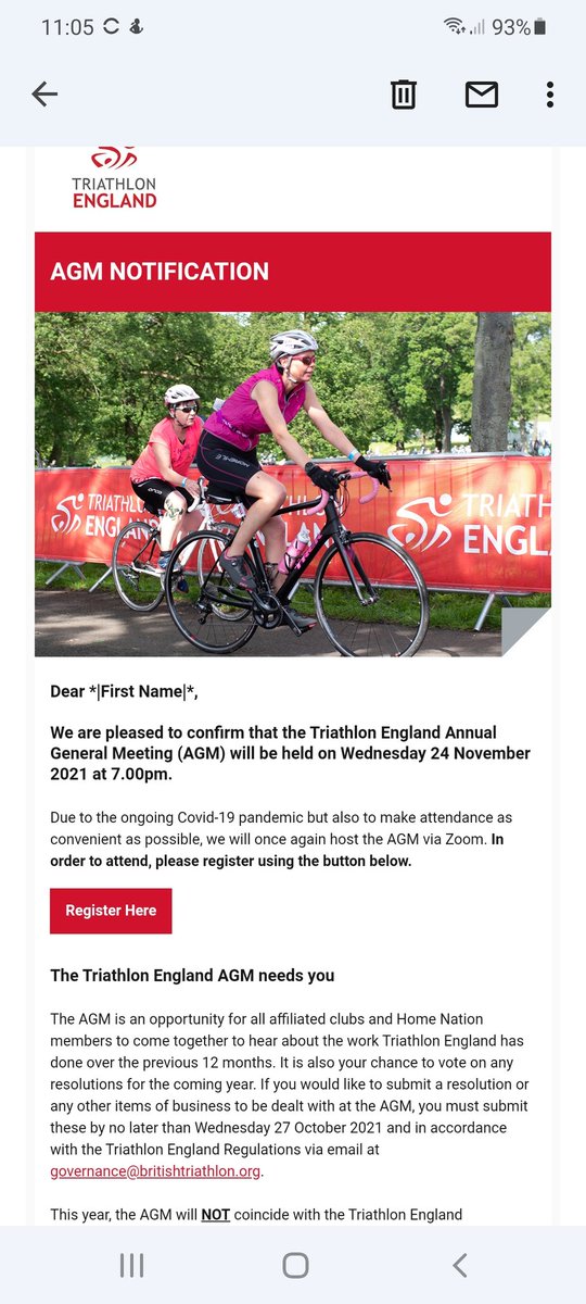 Wow <a href="/TriEngland/">Triathlon England</a> <a href="/BritTri/">British Triathlon</a> I feel such a valued member 🙄, Yours No Name.