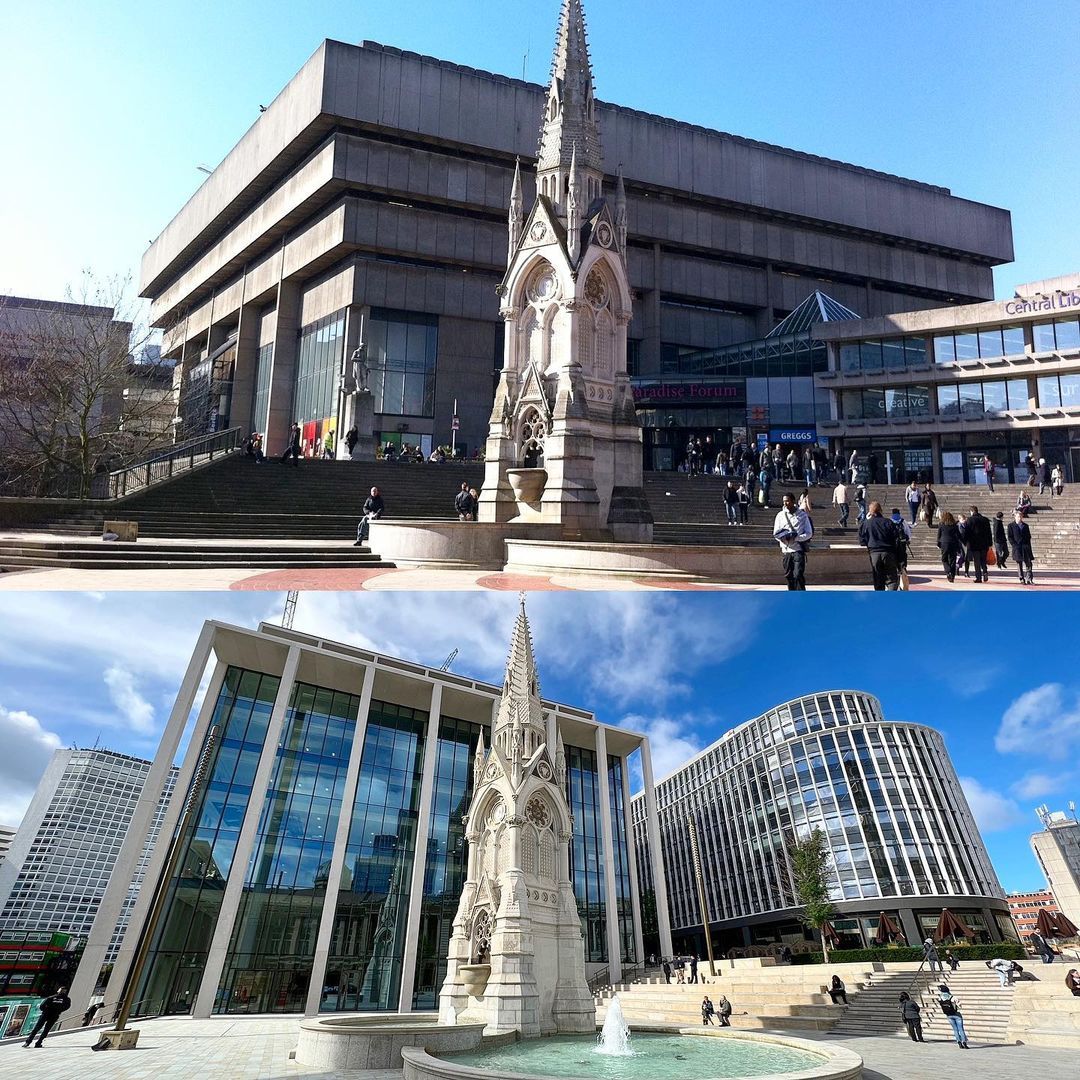 What a change 10 years has made to Chamberlain Square! Top photo: March 2011, Bottom photo: September 2021.
Photo credit: 📷 ranj82