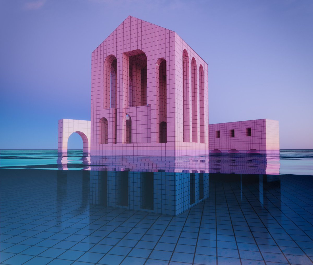 laproducta's tweet photo. Espacios imaginados- #arte #architecture #digitalart #desing #creative #arquitecturaydiseño #arte #nft #diseño3d #laproducta #美術 #cinema4d #temporaryart #modernart #elenacastroalaya #artwork #art3d #sevilla #contemporaryart #ocean #3D #rarible #NFTcollectibles #style https://t.co/UVNIjF64NI