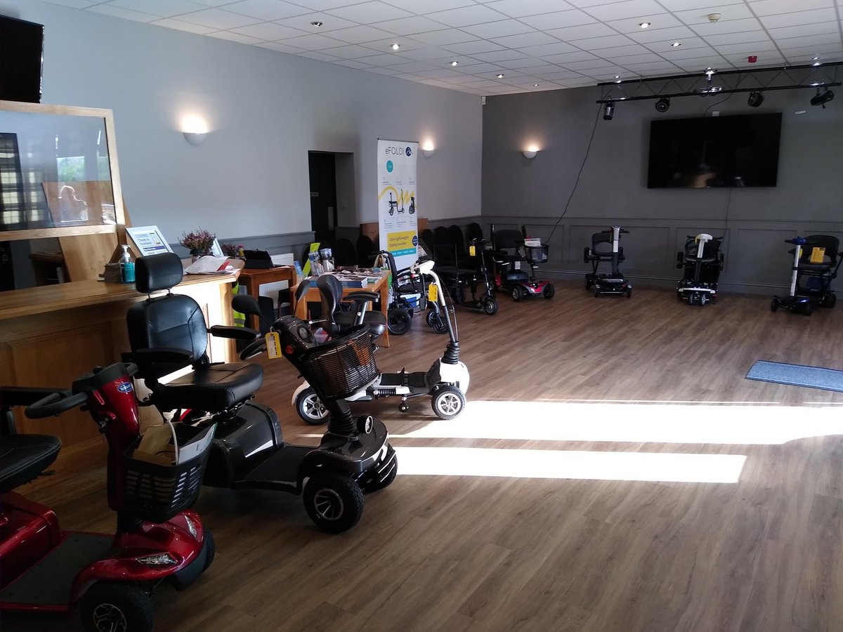 _citymobility's tweet photo. We are here today at the lovely Royal British Legion in Aviemore from 11am until 3pm! Why not pop along for a friendly chat about your mobility requirements, and maybe even try a scooter for size! We would love to see you! #MotabilityScheme  #citymobility  #aviemore  #rbl https://t.co/h2QOgkTJKs