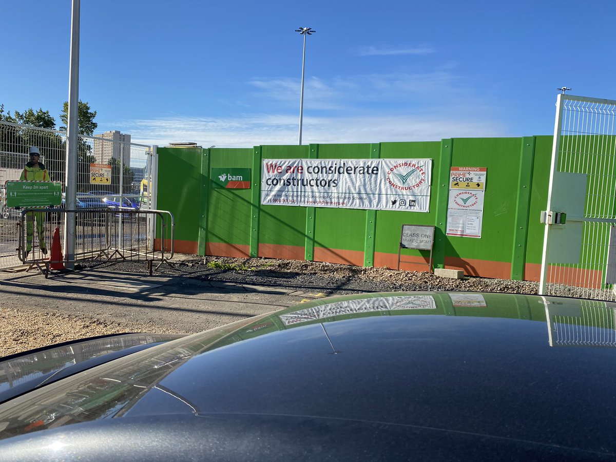 snipefgeorge's tweet image. I had a good site visit in Sighthill Glasgow on the seconded biggest redevelopment in the UK with Eddie McGlinchey &amp;amp; Steven McDonald of T Clarke Ltd this morning on the Bam Constuction site, now off to sunny Troon