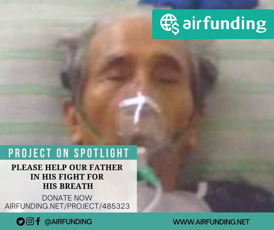 @Airfunding Project on SPOTLIGHT: PLEASE HELP OUR FATHER IN HIS FIGHT FOR HIS BREATH ow.ly/Megq50GmMyV AIRFUNDING, HELPING EVERYONE WITH EVERYONE! #airfunding #airfundinghelps #chaseyourdreamsithairfunding #airfundingphilippines ow.ly/bnjM50GmMzq