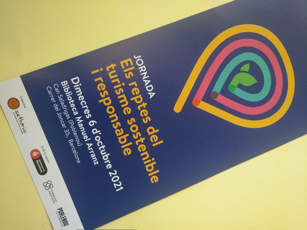 Calidoscoop's tweet photo. Avui participem a la jornada organitzada per @aethnic per explicar el nostre projecte #TurismESS, cap a una nova cultura del #turisme a #Barcelona, cap un turisme compromès amb l'#ESS #economiasocial
Més info: https://t.co/XCep0Fbo3w https://t.co/7QrsAjHiqm
