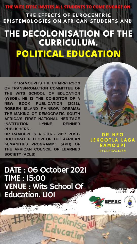 WitsEFFparktown's tweet image. Later today we are here💚🖤❤️ #EFFSC #PoliticalEducation #PolEd