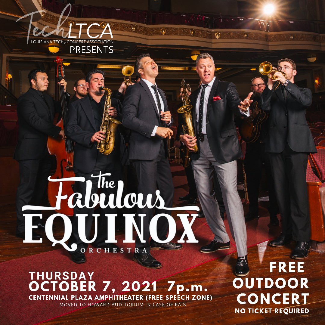 Les Guice on X: Plan to join us in Centennial Plaza on Thursday evening to  enjoy some GREAT music by our own Jeremy Davis & The Fabulous Equinox  Orchestra featuring Tech alum
