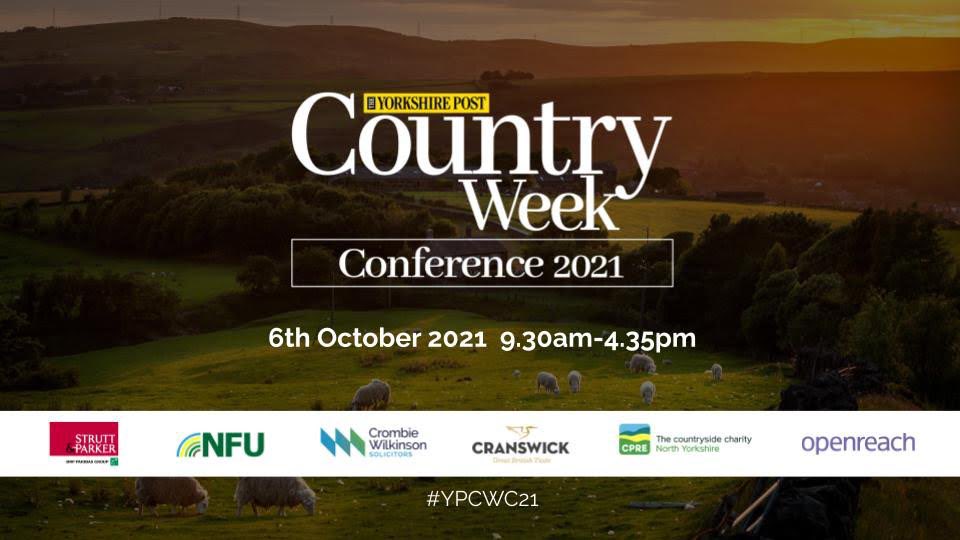 Still time to join the Yorkshire Post Country Week Conference on today! #yorkshirepost www.CountryWeek conference.co.uk #YPCWC21