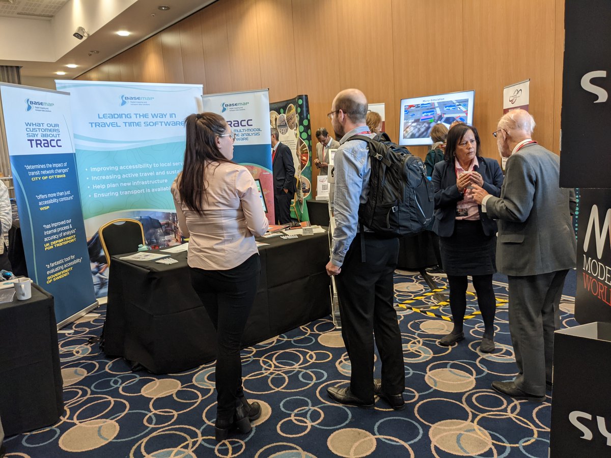 basemap's tweet photo. Really great first session at #modellingworld and it's great to see so many friends. Do come over and say hi to the team. #transport #traveltime https://t.co/SyFEX3W2rX