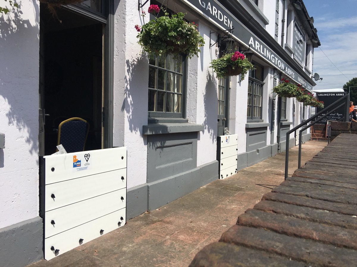 FloodArkLimited's tweet photo. The pub had been severely impacted following torrential rain and thunderstorms the previous year, when a months worth of rain fell in just a few hours.

Find out how we helped: https://t.co/bmIKJNdZ7Y https://t.co/vtlDM5T4e2