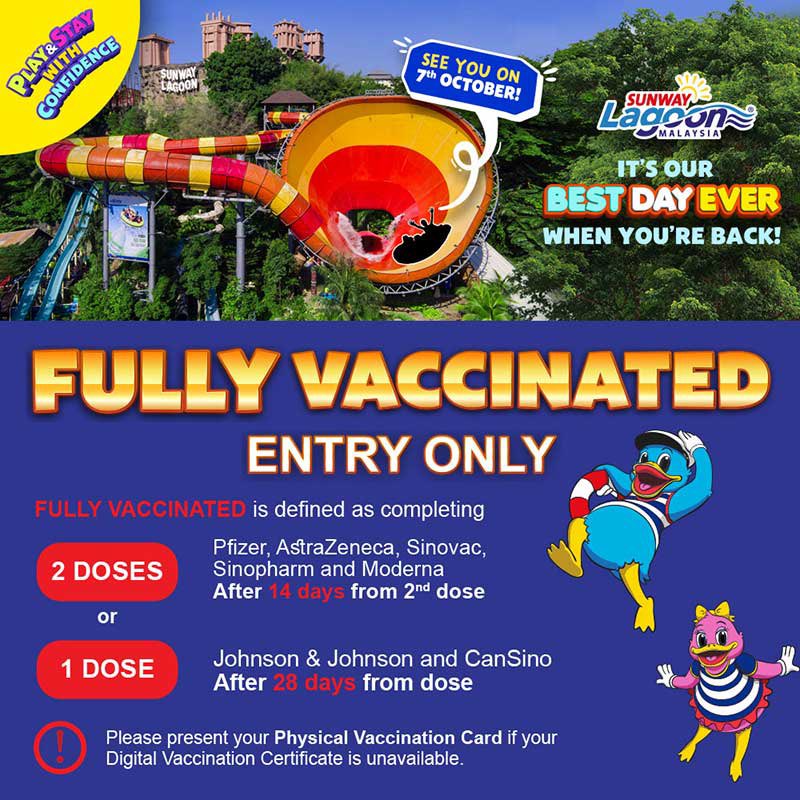 Iamsyieddy's tweet photo. Sunway Lagoon esok dah dibuka kepada pengunjung yg telah lengkap divaksin ya. So apa lgi, jom la kita. Nak dapatkan tiket murah, boleh DM me 😉😉 https://t.co/hVXP0HwaP7