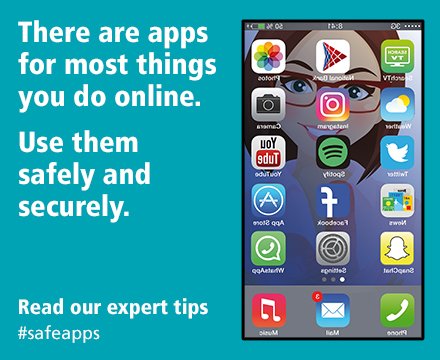 bhamts's tweet photo. #CybersecurityAwarenessMonth There are apps for most things you do #online use them safely read tips @GetSafeOnline visit https://t.co/bK1ZS18O5L #Safeapps #OnlineSecurity #BrumTS https://t.co/miUMRFZ6C2