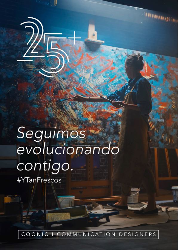 🎉 ¡Coonic cumple 25 años! #YTanFrescos
Hemos llegado hasta aquí de la mano de nuestros clientes y les debemos todo el agradecimiento del mundo. Pero el viaje acaba de empezar, y junto a ellos seguiremos innovando, al menos otros 25 años 😉
Tendréis noticias nuestras...