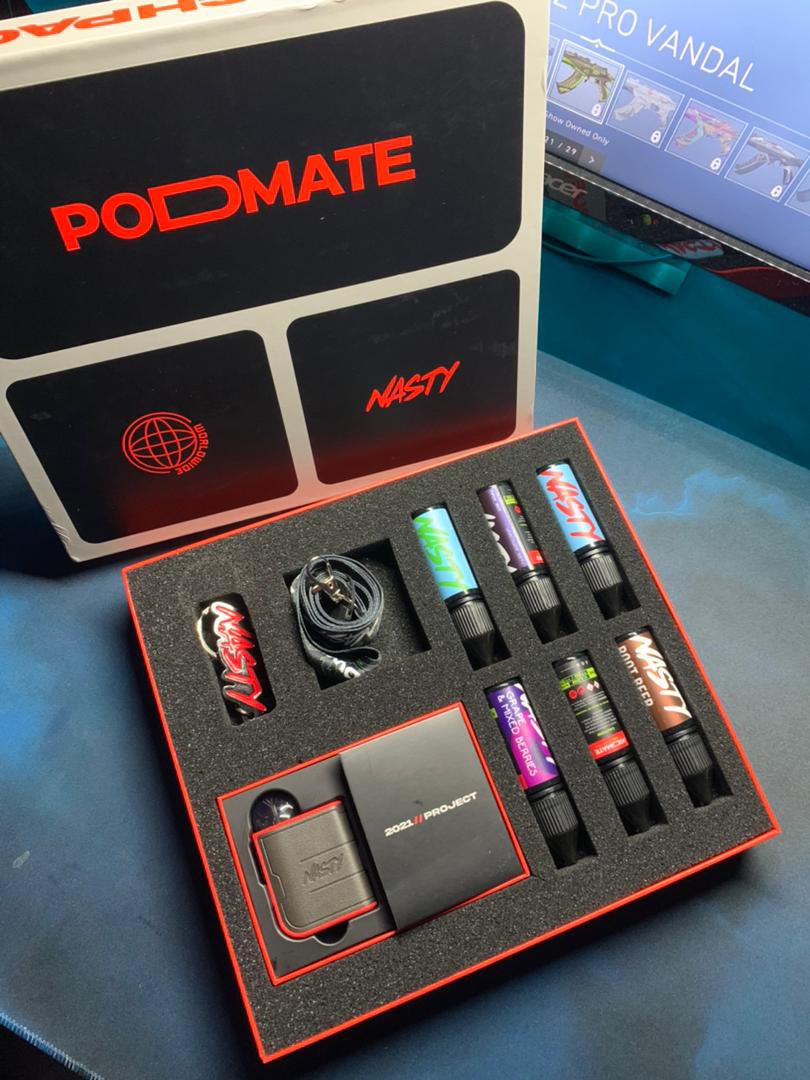 AmirAziziRahman's tweet photo. Ni ha Launchpack #PodMateMY Alladin Pro X #NASTYMY yang korang akan menang kalau korang register sini https://t.co/xNRxmcb0qV MEMANG OP! https://t.co/tWMNdBjPOk
