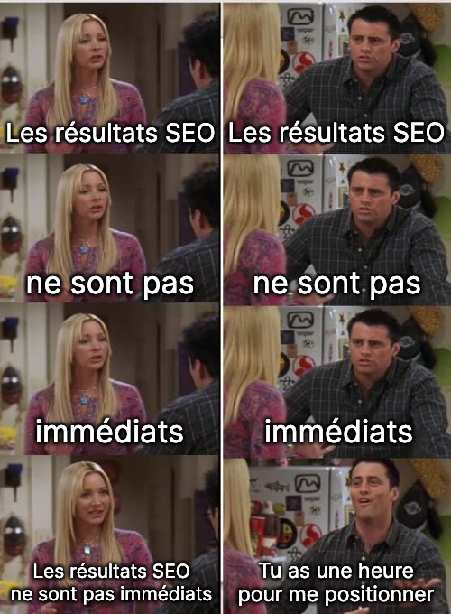 Discussion avec le client :