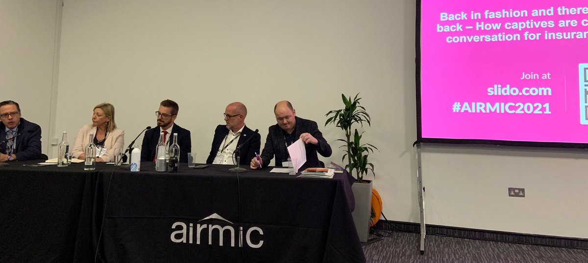 Our participation at #Airmic2021 continued with GIIA's Peter Child (Strategic Risk Solutions) joining a panel hosted by Richard Cutcher of Global <a href="/CaptivePodcast/">🎙 Global Captive Podcast 🎙</a> about how captives are changing the conversation for insurance buyers.

Peter says captives are back in fashion (1/2).